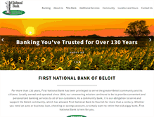 Tablet Screenshot of fnbbeloit.com